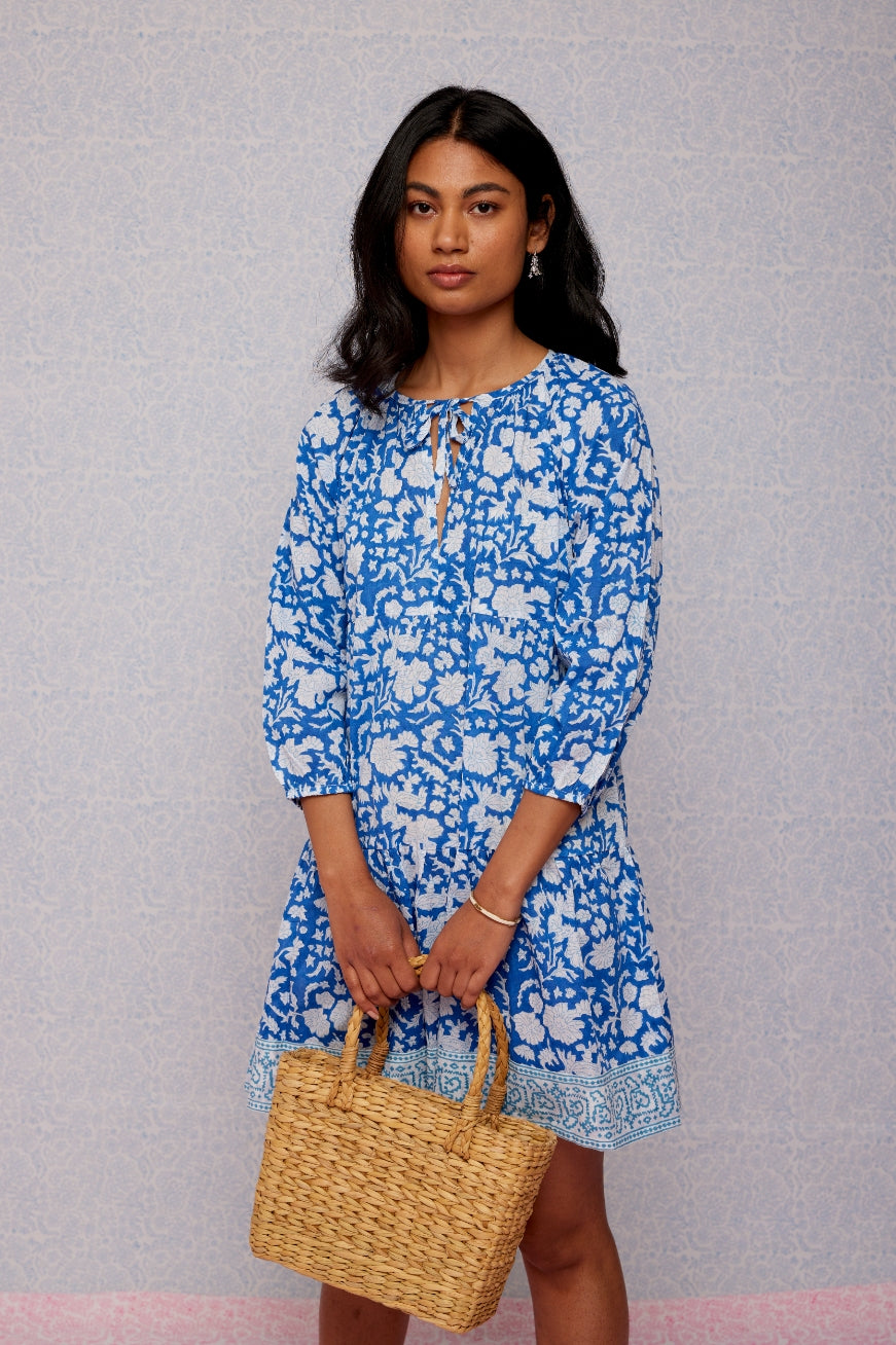 Final Sale: Priya Dress in London Blue