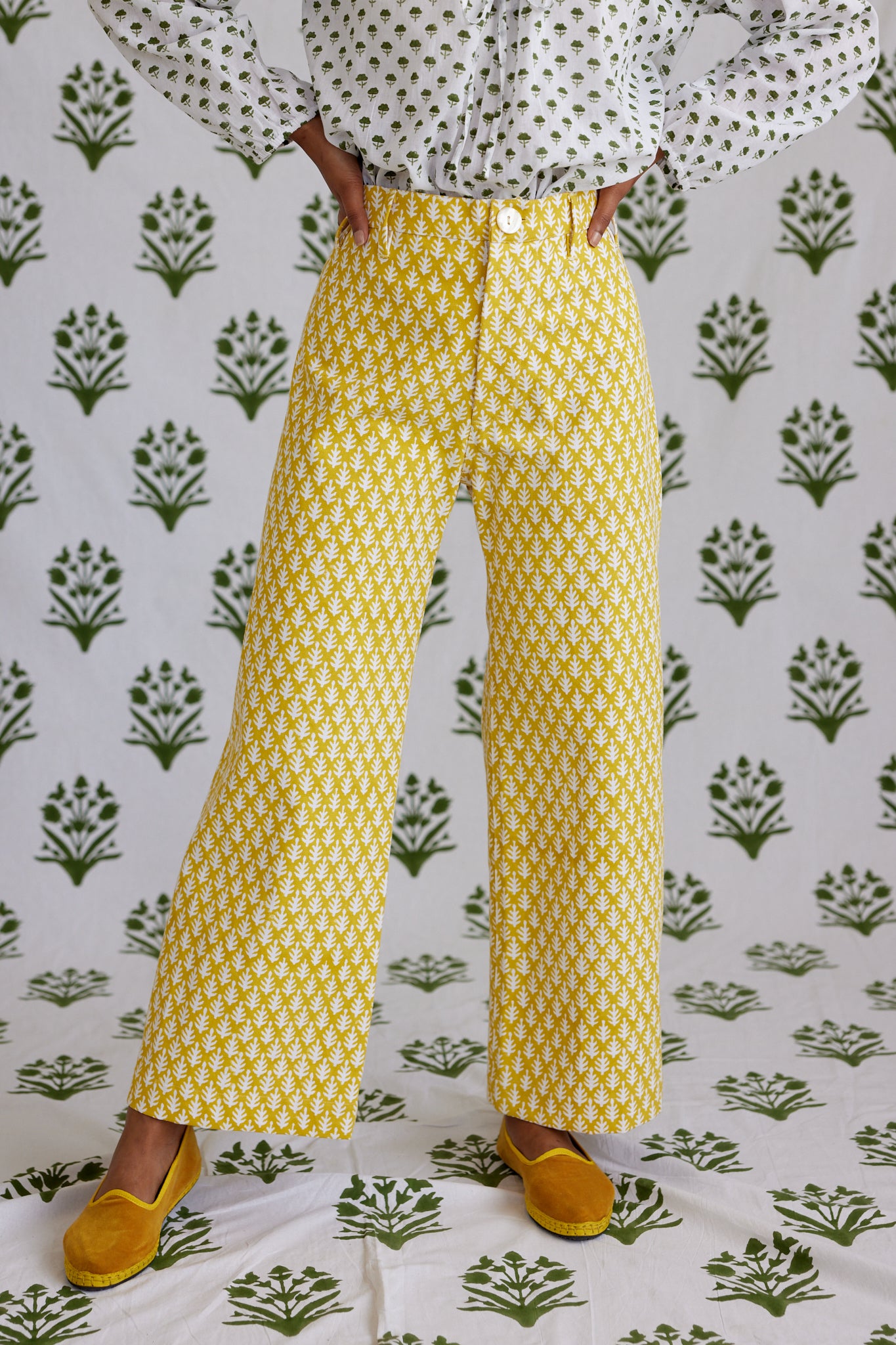 Disco Pants in Cornfield Yellow