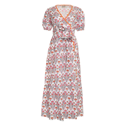 Emily Dress in Geranium Print