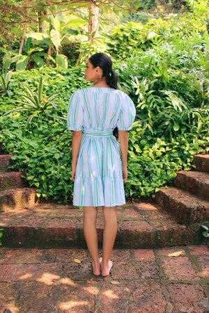 Aria Dress in Bluebell