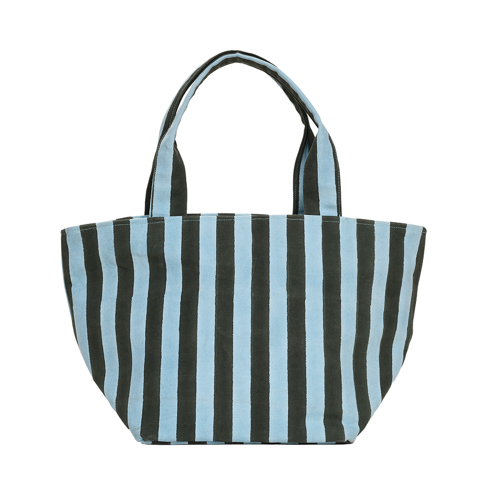 Lisbon Tote in Thick Stripes