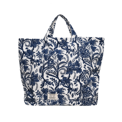 Oversized Tote in Big Phool Print