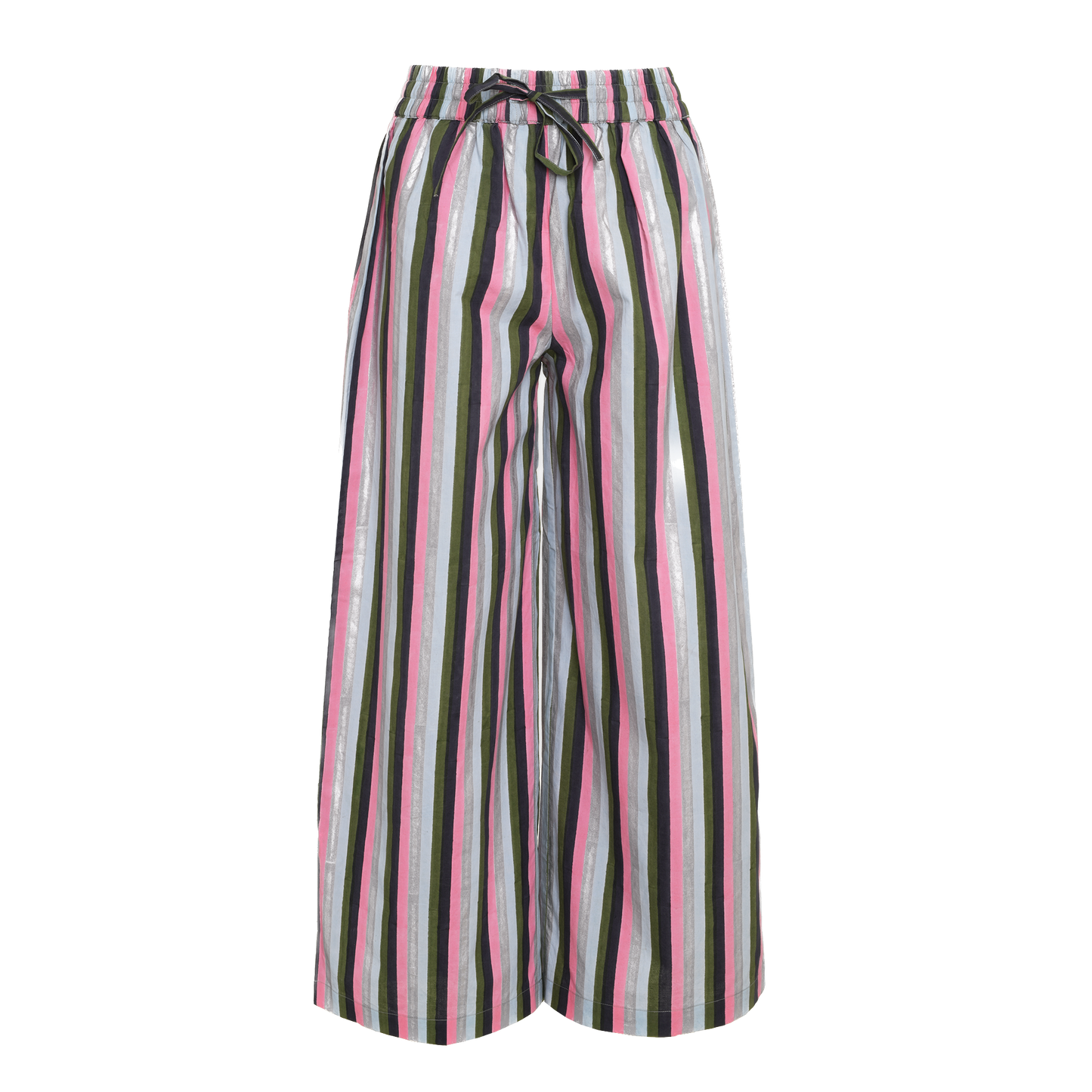 Drawstring Pants in Multi Stripe