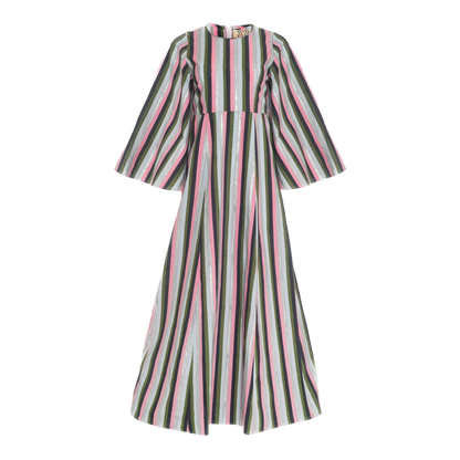 Stevie Dress in Multi Stripe