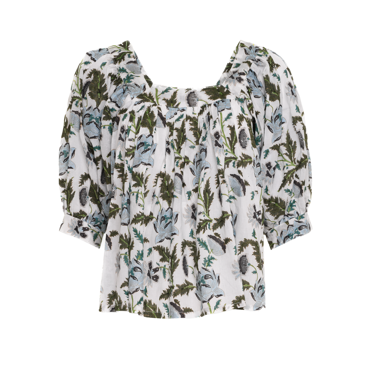 Viti Top in Deep Isa Print