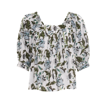 Viti Top in Deep Isa Print