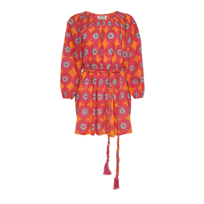 Ruby Dress in Starburst Print