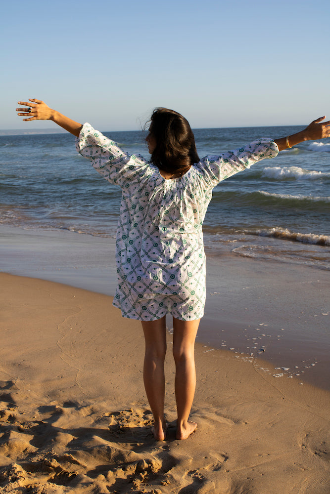 Ruby Dress in Chakri Print