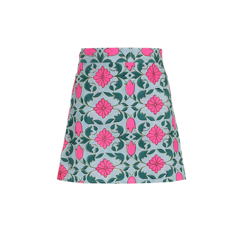 Shanti Mini Skirt in Lisbon Print