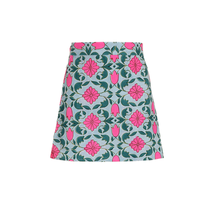 Shanti Mini Skirt in Lisbon Print