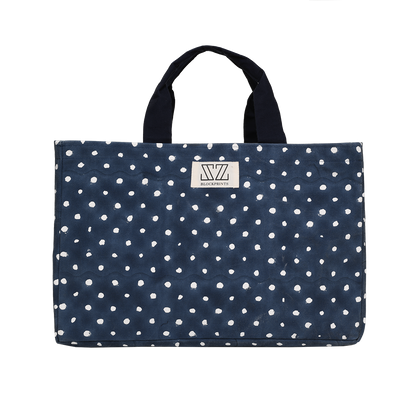 Shopper Bag in Polka Dots