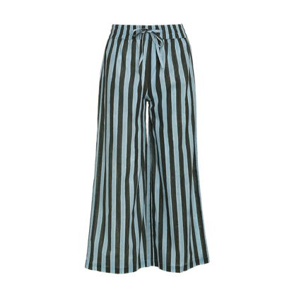 Summer Pants in Thick Stripes