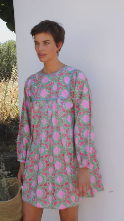 Darjeeling Dress in Lisbon Print