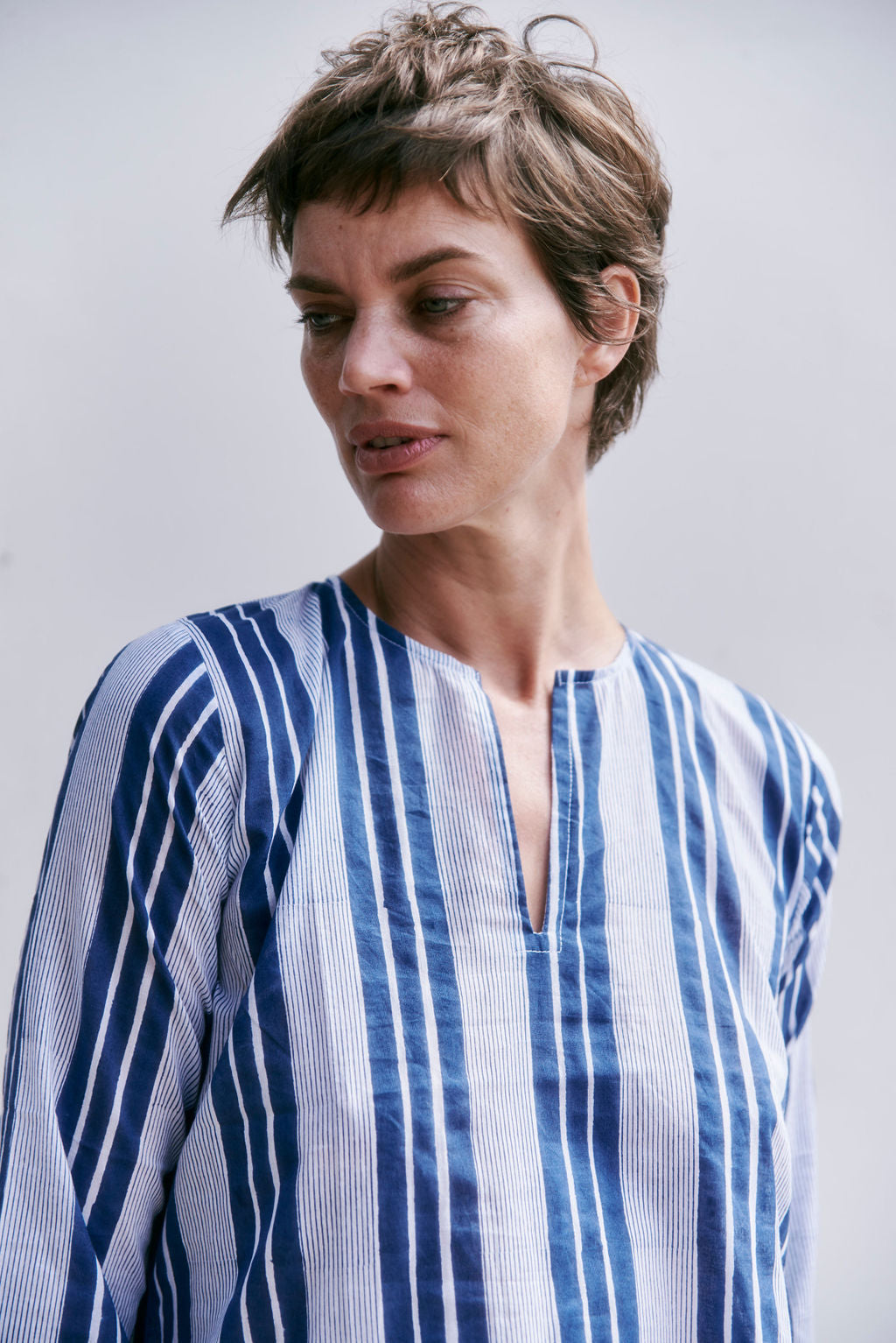 Primavera Tunic in Seaside Stripes