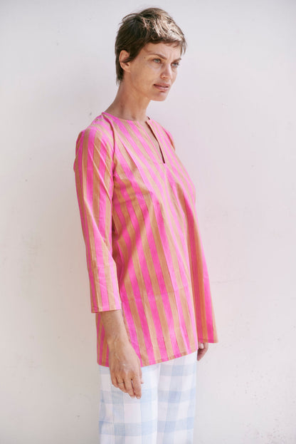 Primavera Tunic in Thick Stripes