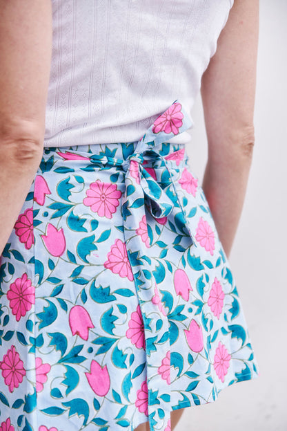 Shanti Mini Skirt in Lisbon Print