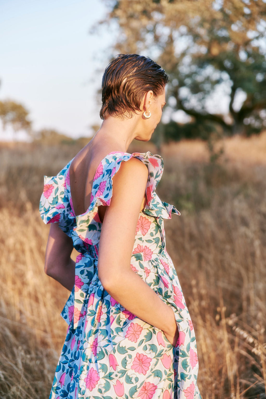 Charlotte Dress in Lisbon Print