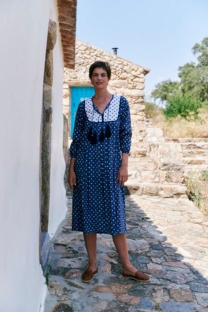 Kitty Dress in Polka Dots