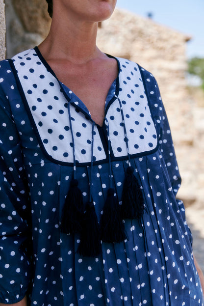 Kitty Dress in Polka Dots