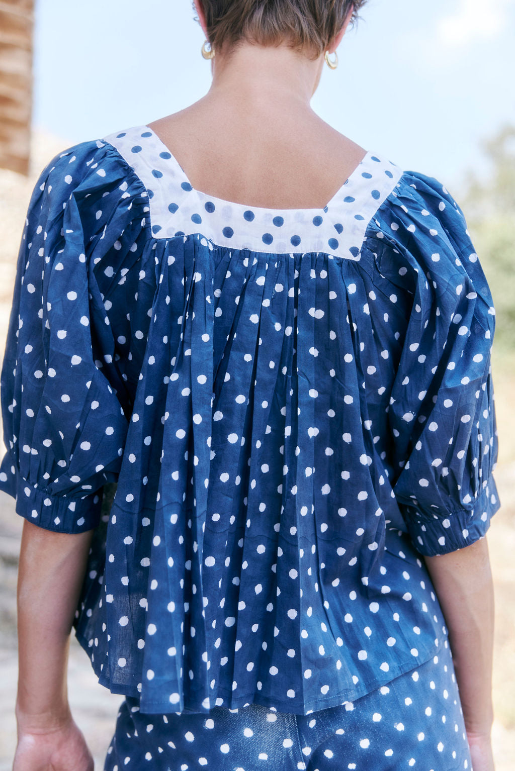 Viti Top in Polka Dots